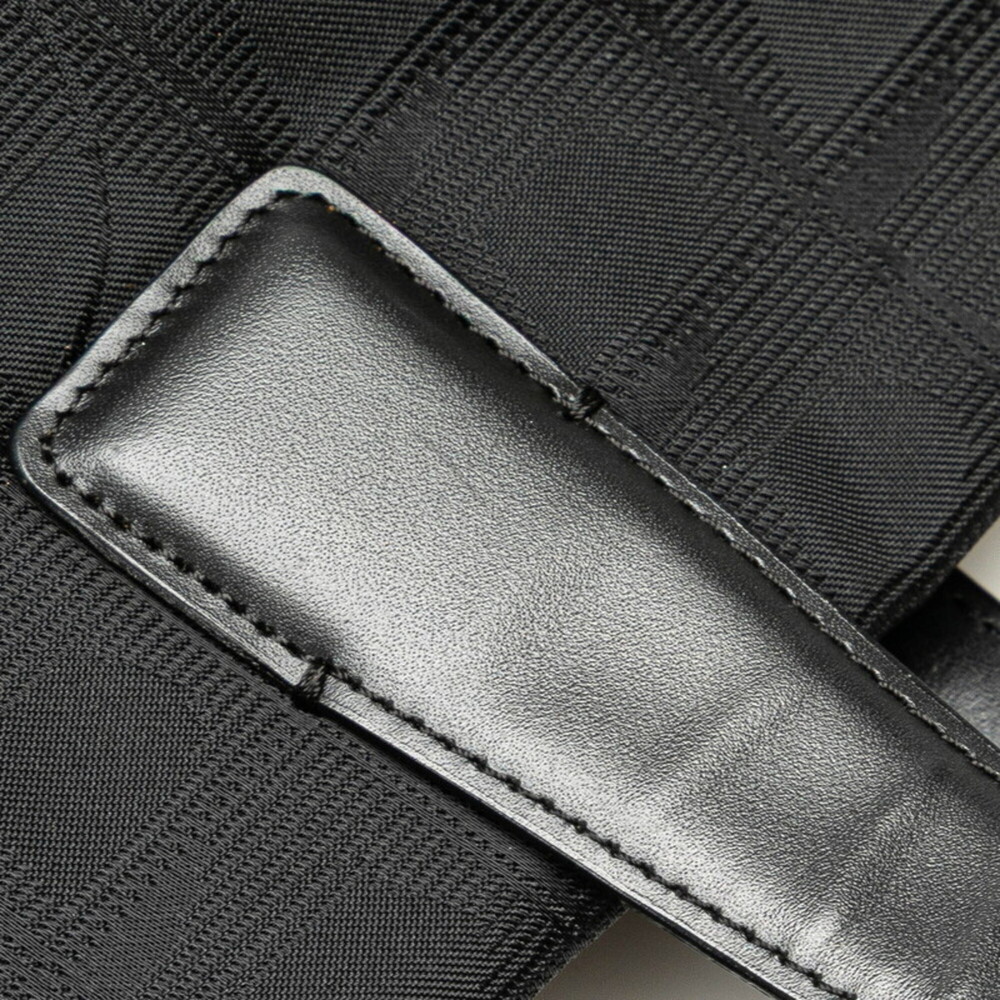CHANEL Black Leather Logo Shoulder Bag - Picture 5 of 12